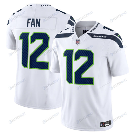 12 Fan Seattle Seahawks Vapor F.U.S.E. Limited Jersey - White