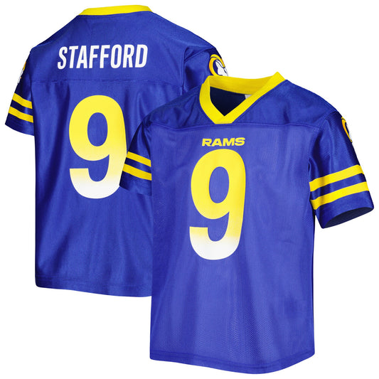 Youth Matthew Stafford Royal Los Angeles Rams Player Jersey