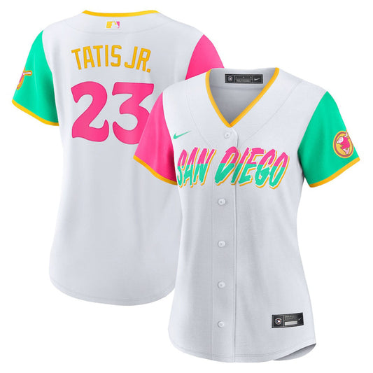 Women's San Diego Padres Fernando Tatis Jr. City Connect Replica Jersey - White