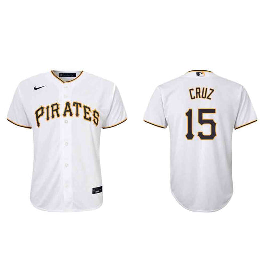 Youth Pittsburgh Pirates Oneil Cruz Cool Base Replica Home Jersey - White