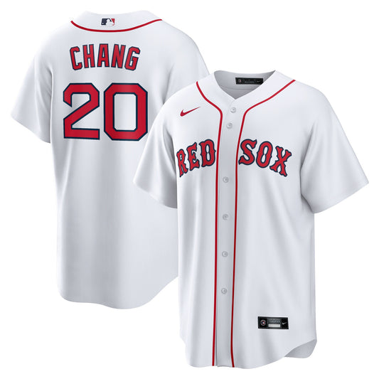 Yu Chang Boston Red Sox Nike Home Replica Jersey - White