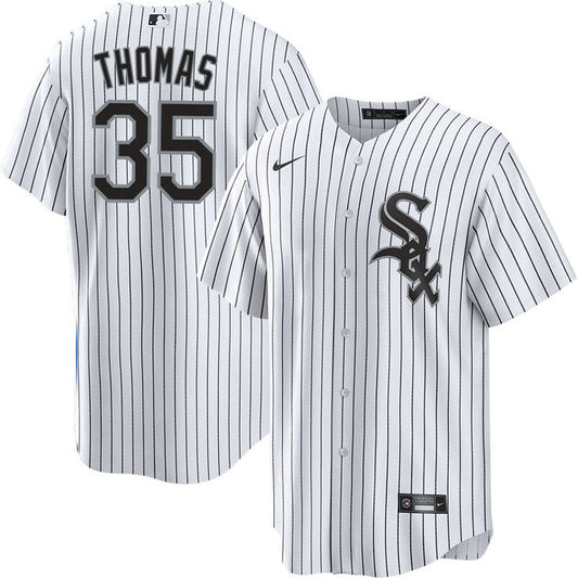 Youth Chicago White Sox Frank Thomas Replica Home Jersey - White