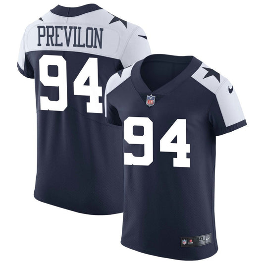 Willington Previlon Dallas Cowboys Nike Alternate Vapor Elite Jersey - Navy