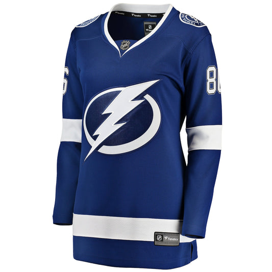 Women's Nikita Kucherov Fanatics Lightning Premier Breakaway Jersey - Blue