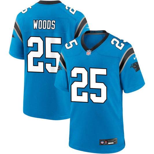 Xavier Woods  Carolina Panthers Nike Alternate Game Jersey - Blue