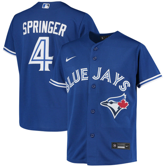 Youth Toronto Blue Jays George Springer Alternate Player Jersey - Royal