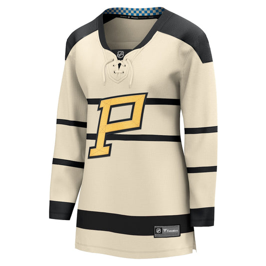 Women's  Fanatics Penguins 2023 Winter Classic Blank Jersey - Off White